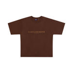 Chocolate with Brown Print Logo T-Shirt