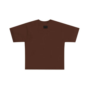 Chocolate with Brown Print Logo T-Shirt