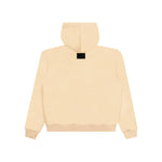 Tan with Black Embroidery Logo Hoodie